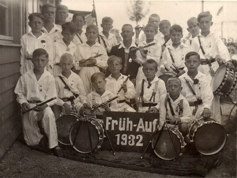 1932 Der Spielmannszug des Vereins