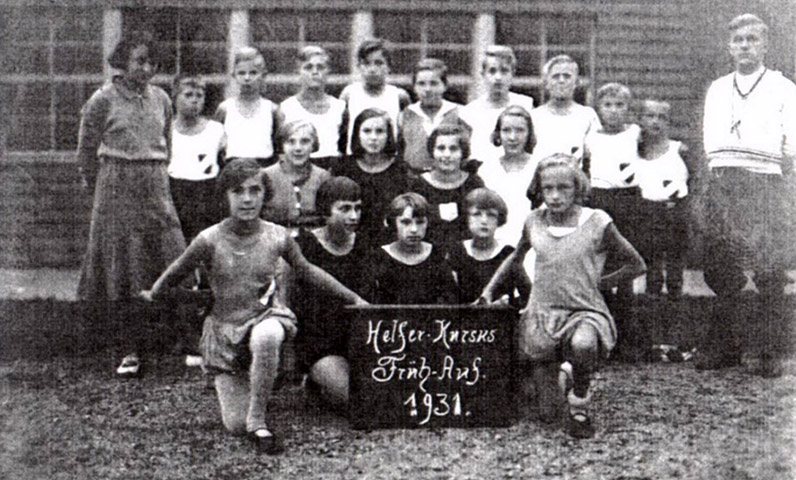 Sommerfest 1936 – Die Kindertanzgruppe des Vereins