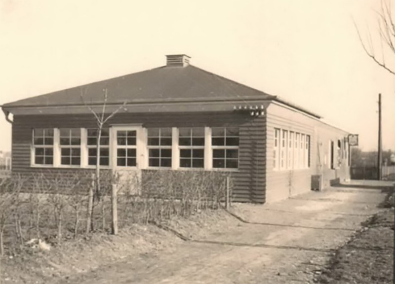 Der Vereinssaal, erbaut 1931